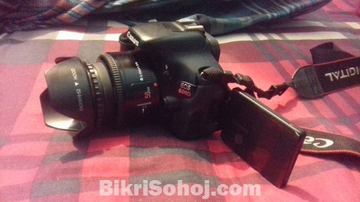 Canon 600d & 50mm Prime lance